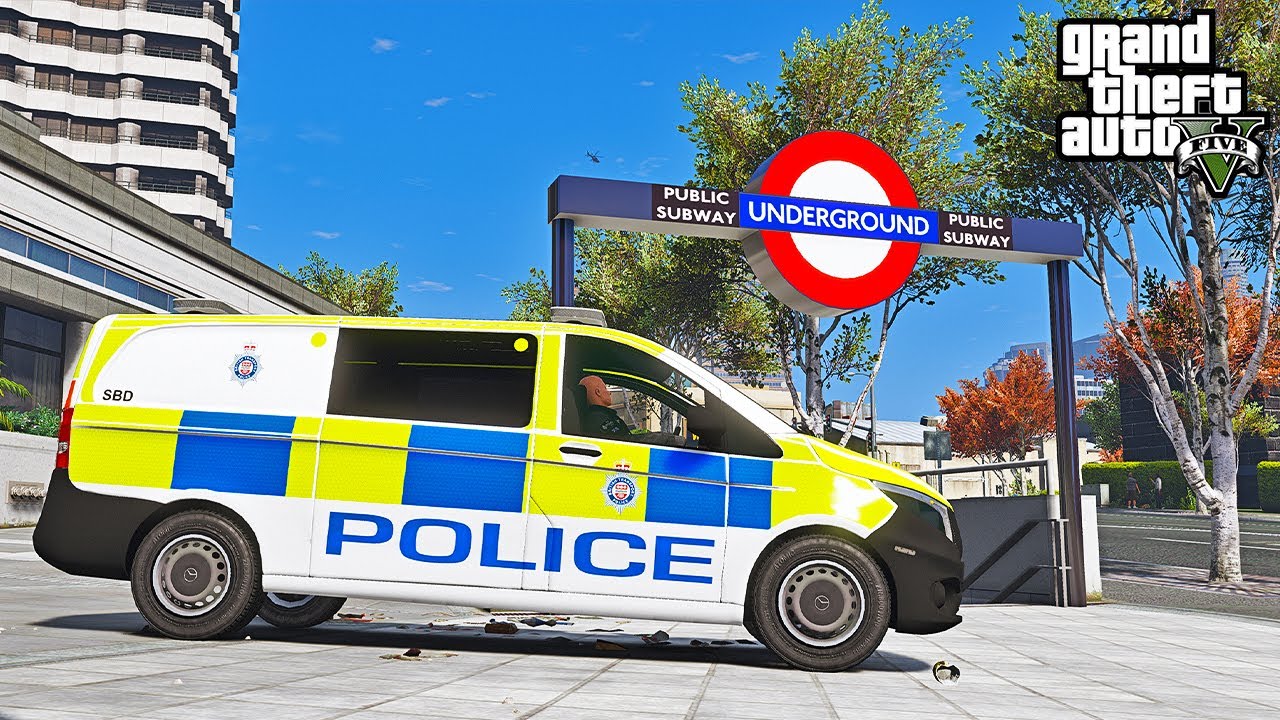 London Underground's Elite Firearms Police | BTP ARV Patrol | GTA 5 UK Mods (LSPDFR)
