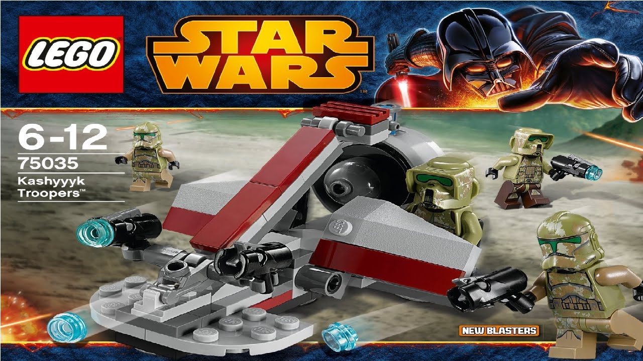 Обзор на лего Star Wars 75035 Kashyyyk Troopers