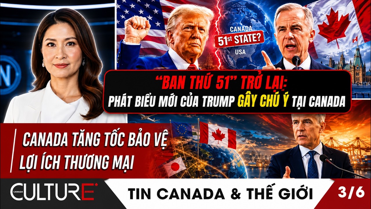 🔴Trump lại nhắc chuyện “BANG THỨ 51”; Canada muốn gia hạn CUSMA với Mỹ | TIN CANADA-TG 2/6