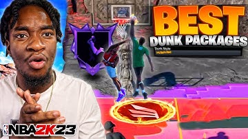 BEST DUNK ANIMATIONS ON NBA 2K23! NEVER GET BLOCKED AGAIN WITH THESE DUNK PACKAGES & STYLES NBA2K23