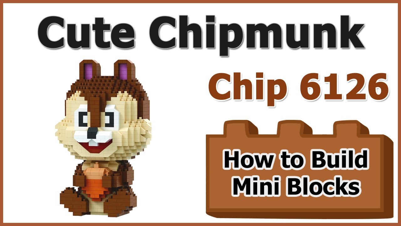 How to Build Mini Blocks Chipmunk(Chip) 6126 Review Instructions ...