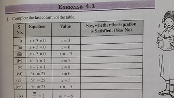Simple equation exercise -4.1,chapter-4// Class 7th maths NCERT