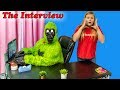 Assistant uses PJ Masks and Paw Patrol to Interviews Gorilla for a Job