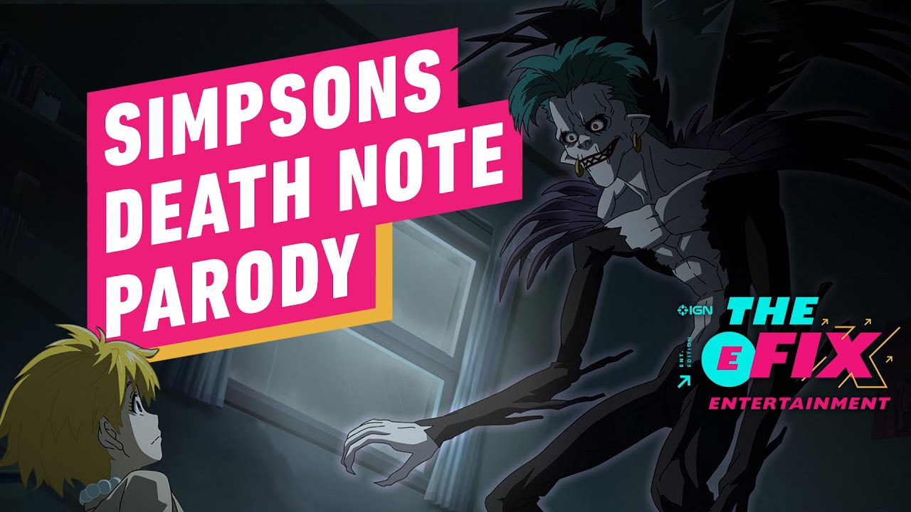 The Simpsons' Gets Full Anime Makeover For 'Death Note' Tribute