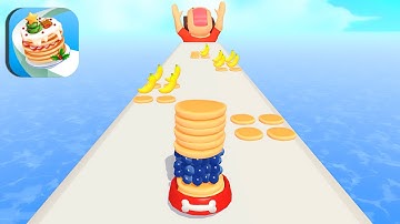 PANCAKE RUN🥞🥮🥞All Levels Gameplay Walkthrough Android,ios
