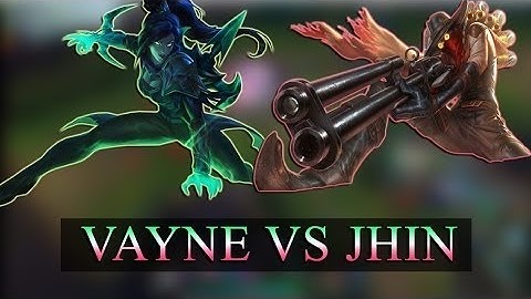 Jhin vs Vayne : Hai xạ thủ có lực bắn mạnh - Ai sẽ dồn sát thương ghê hơn - Jhin vs Vayne Montage