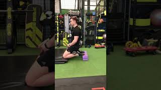 Ankle plantar flexion eccentric stretch