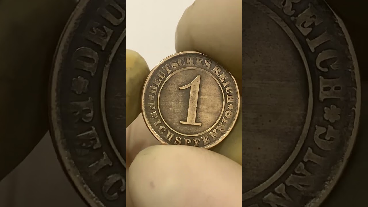 Coin Coins MoneyGermanyWeimar Republic (Reichsmark)1924 - 19381 reichspfennig