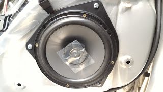 Toyota Corolla E12 2006  Upgrade Rear Door Speaker from 5.25' to 6.5'