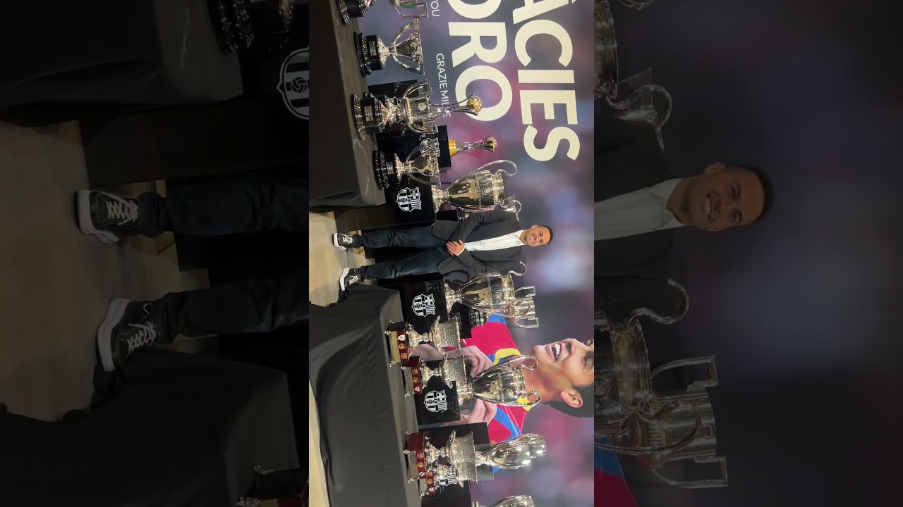 Rotate your phone to see all of Pedro’s trophies 📱🔄 #shorts #fcbarcelona