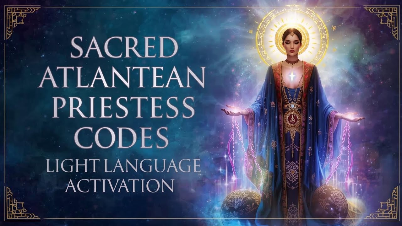 Sacred Atlantean Priestess Codes light language activation - YouTube