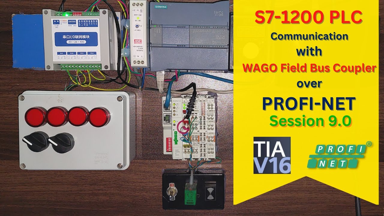 TIA Portal How to connect WAGO Field bus coupler with S71200 PLC