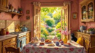 1950s Spring Oldies Music Playing in Another Room at a Cozy Vintage Manor House on a Sunny Morning screenshot 4