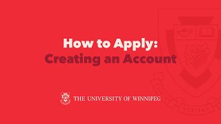 How to Apply: Creating an Account