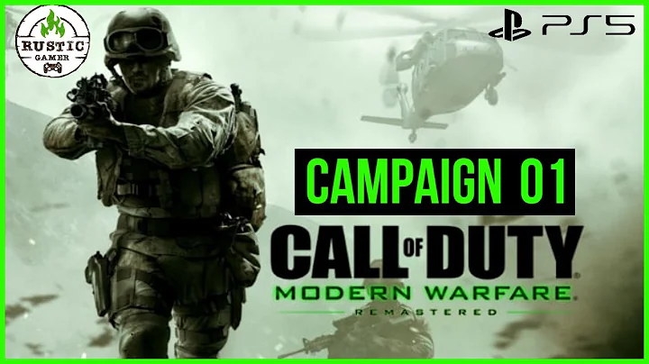 CALL OF DUTY 4 MODERN WARFARE REMASTERED PS5 Gameplay Walkthrough Campaign FULL GAME 60FPS