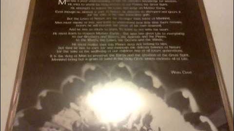 White Cloud Native American poem