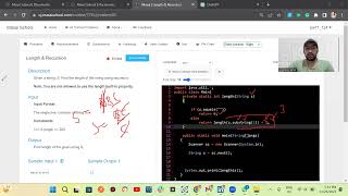 Famous Length of String With Recursion || Java Problem || Masai School || mandy Wealth