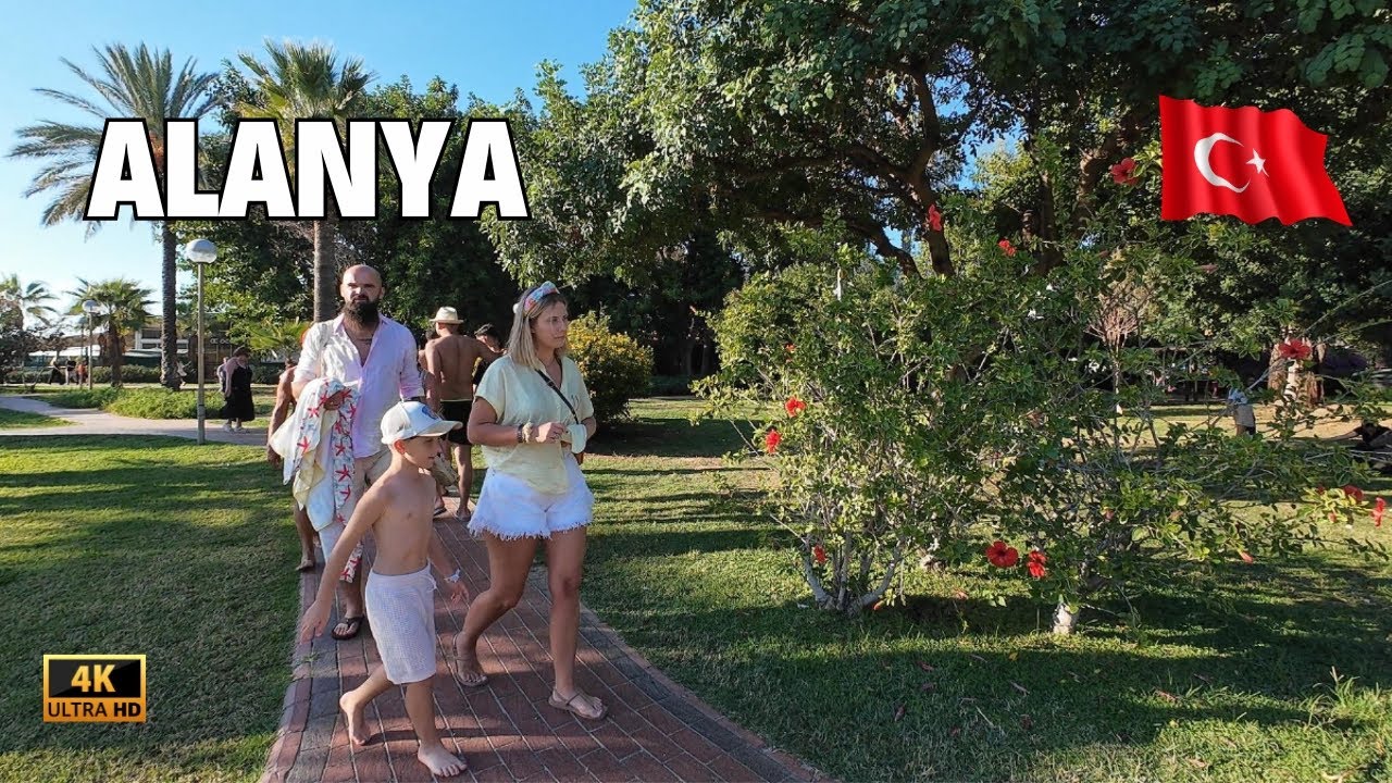 Alanya City Center Turkey | Walking Tour Alanya Antalya Türkiye [4K HDR]