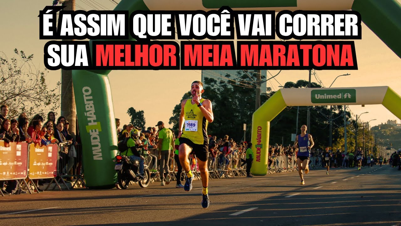 A estratégia para correr provas de meia maratona(21km)
