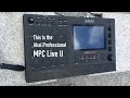 Outdoor jam with the MPC Live II