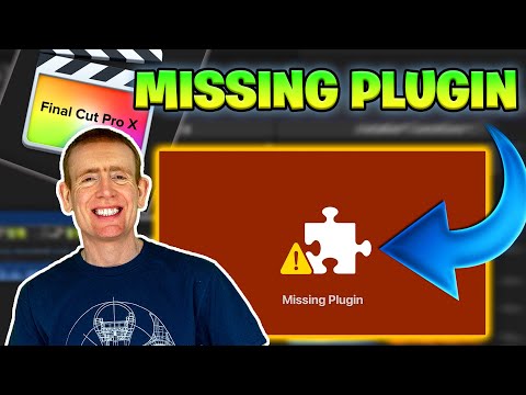 How to fix the MISSING PLUGIN in Final Cut Pro x / relink media?