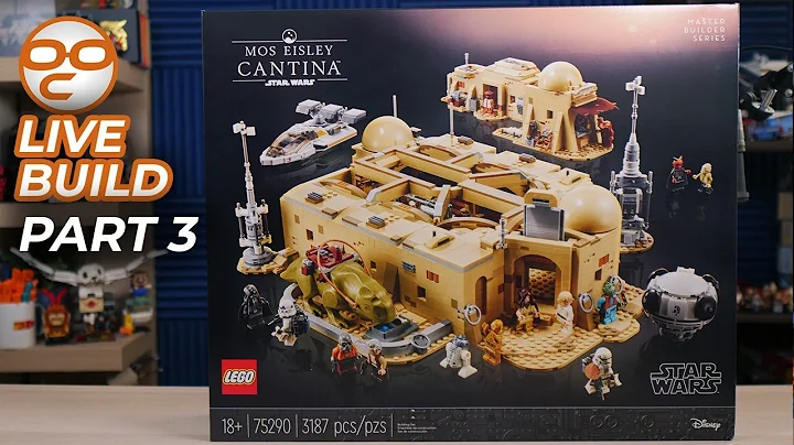🔴  More Interior & Tatooine Dust! LEGO Star Wars Mos Eisley Cantina LIVE PART 3