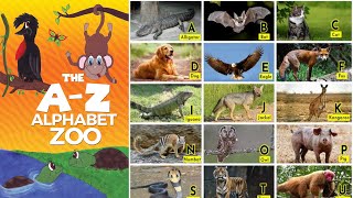 A To Z animals Names Alphabet Zoo Learn alphabets with their animals name Pre School Learning Videos screenshot 2