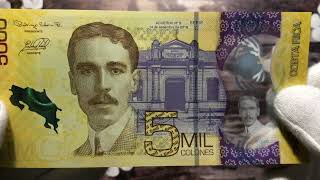 Banknote 5000 Colones Costa Rica