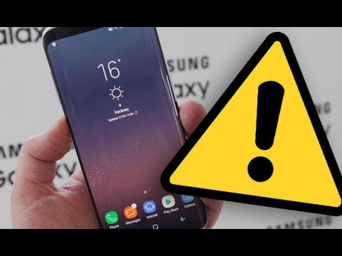 Samsung S8 Sign Temperature Error حل مشكلة علامة درجة الحرارة سامسونج اس 8