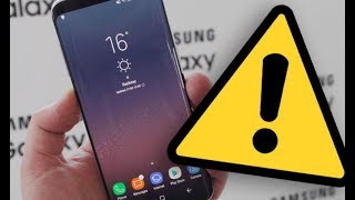 Samsung S8 Sign Temperature Error حل مشكلة علامة درجة الحرارة سامسونج اس 8