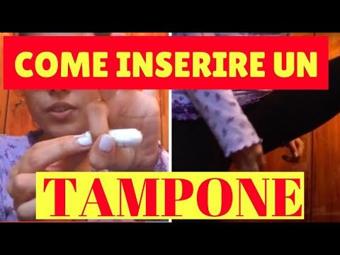 Video: Come inserire un tampone senza applicatore (con immagini)