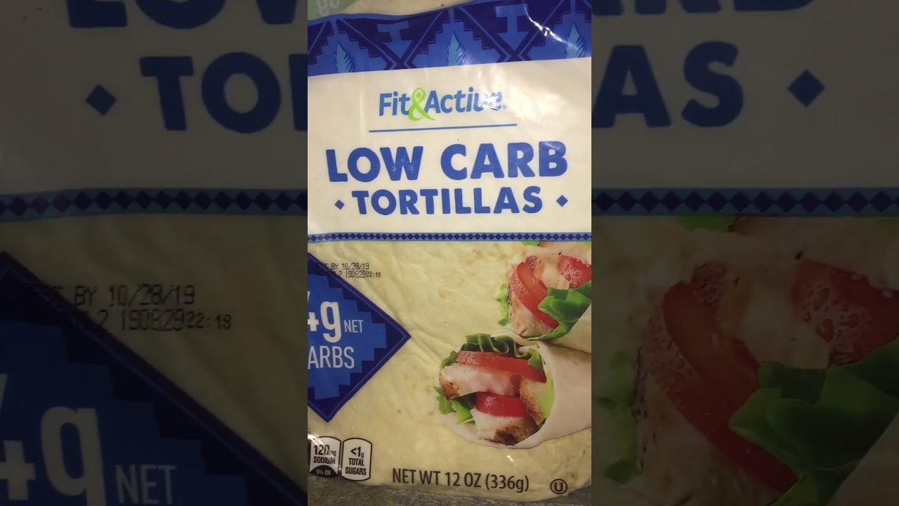 ALDI low carb tortillas YouTube