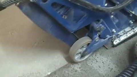 Shotblasting to Remove Epoxy