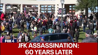 JFK Assassination: Hundreds Gather in Dealey Plaza