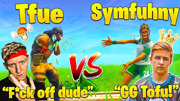 Tfue DESTROYED by Symfuhny in 1v1 Playground! (Pro Build Battles)