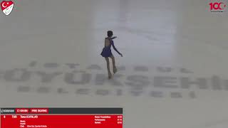 Tuna Kayalar 2024 Artistik Buz Pateni 2.Bölge Yarışması C1 Bayan Free Skating Performansı