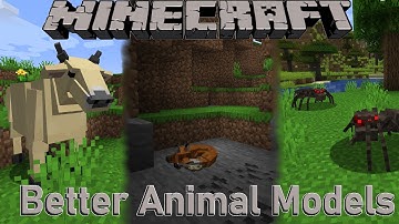Minecraft. Better Animal Models Showcase
