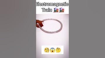 🚂 Train 🚆 Electromagnetic 🚂🚆#viral #shortsfeed #shorts #drone #science #experiment #shortsvideo