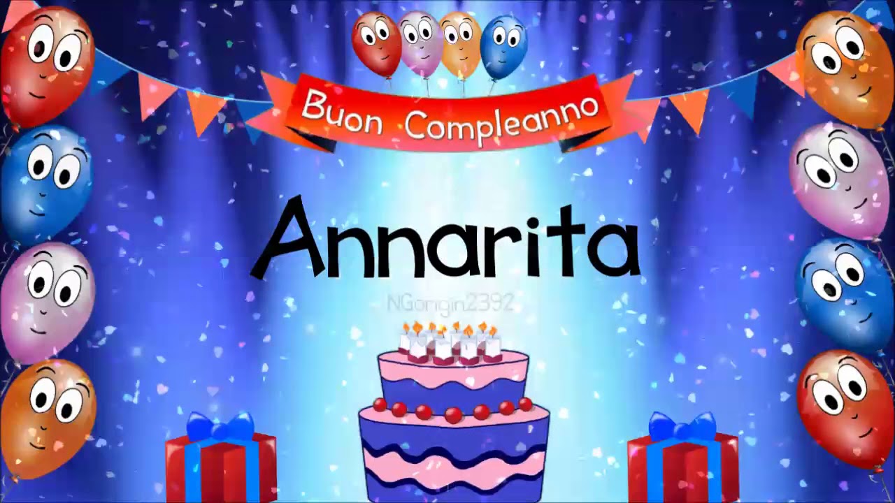 Tanti auguri di buon compleanno Annarita