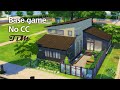 BASE GAME | MODERN HOUSE FOR SMALL FAMILY | NO CC | THE SIMS 4 | STOP MOTION