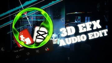 Capcut EFX Audio Edit Tutorial | Capcut Tutorial.
