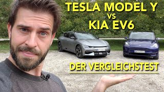KIA EV6 gegen Tesla Model Y: Vergleichstest