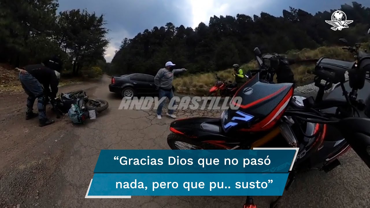 “Ahí en el piso y cualquier cosa te mato”; así asaltaron a Bikers en La Marquesa