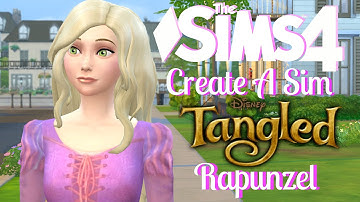 The Sims 4: Create A Sim - Tangeled | Rapunzel