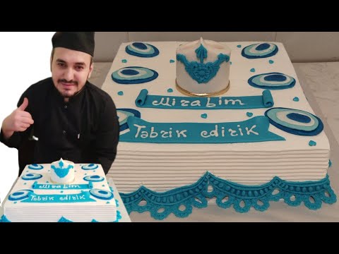 Tortların Hazırlanması #54 / Sünnət Tortu / Oğlan uşaqlarına Tort /  Супер торт | #vlog #tortlar