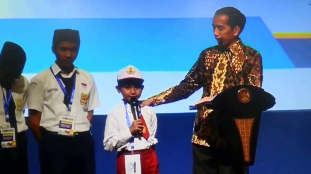 Kejadian Lucu dan Unik Pertanyaan Presdien Jokowi ke Anak 