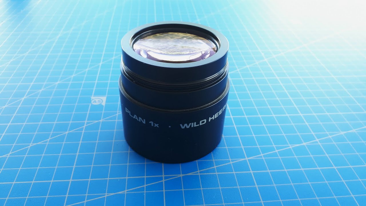 WILD LEICA 1x Plan Objective for M8 Stereo Microscope I YouTube