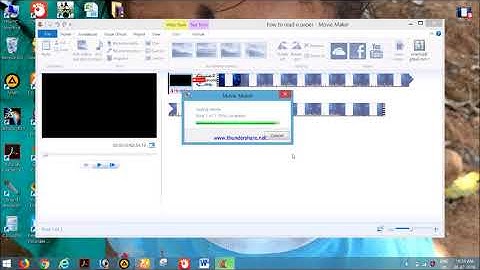 save as mp4 in windows movie maker by techforsupport