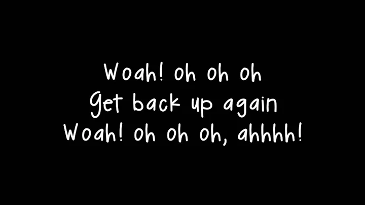 Get Back Up Again by Anna Kendrick - Lyric Video - DayDayNews