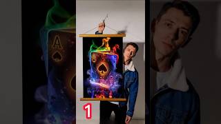 🔥 Magical Ace of Spades Art | Neon Poker Poster | Watch Full Video! 🎥 screenshot 1